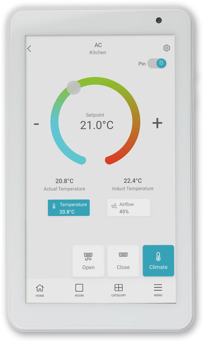 iZone Nova Mini compact portrait touchscreen controller